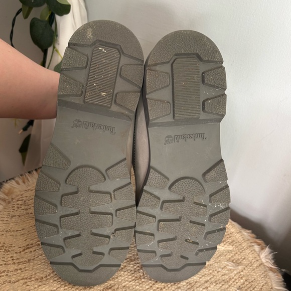 Timberland Light Gray Leather Boots - Picture 7 of 7